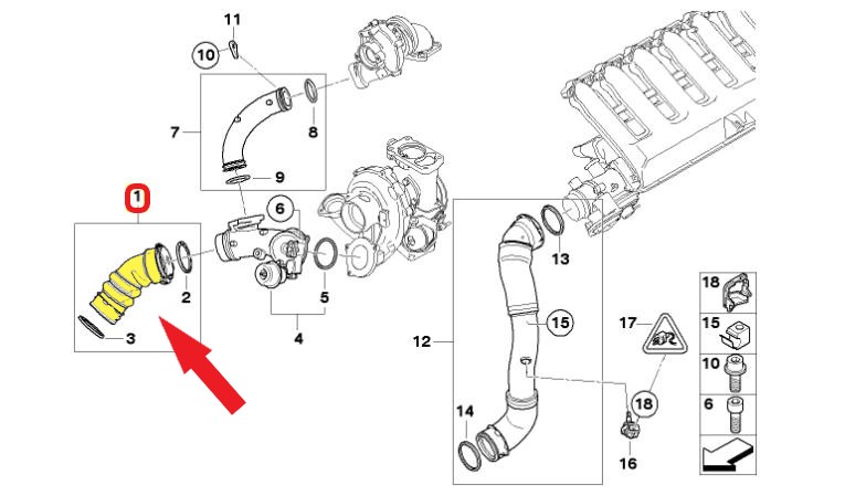 BMW 335 TURBO HORTUMU
