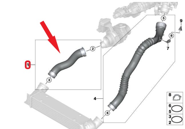 BMW 520 TURBO HORTUMU