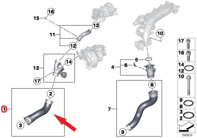BMW 525 TURBO HORTUMU