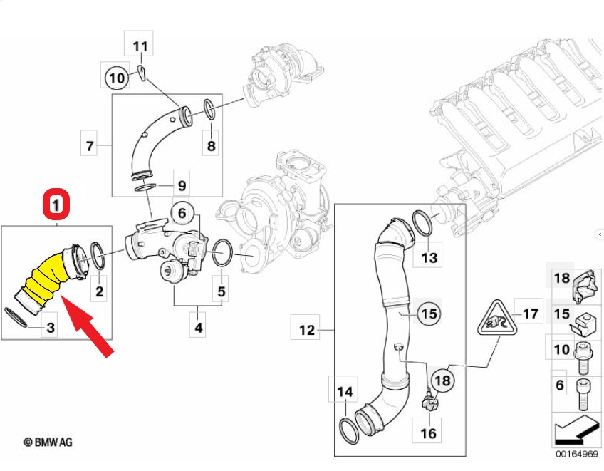 BMW X3 TURBO HORTUMU
