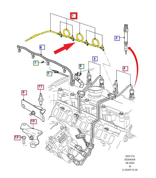 ENJEKTÖR BORUSU YAKIT HORTUMU