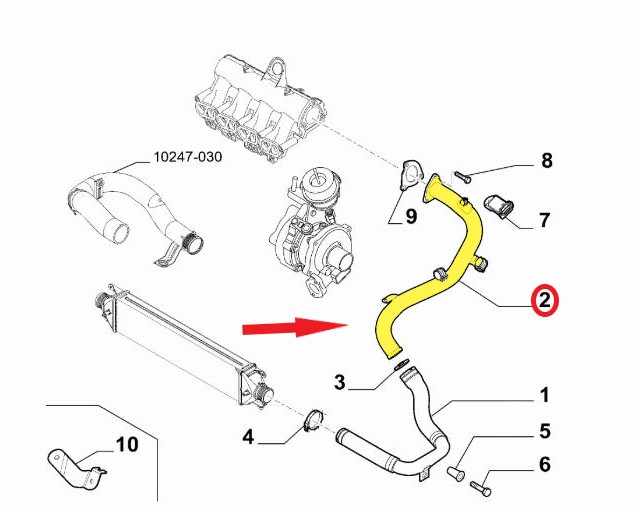 FIAT DOBLO TURBO BORUSU