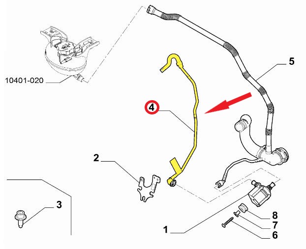 FIAT EGEA SU POMPA BORUSU