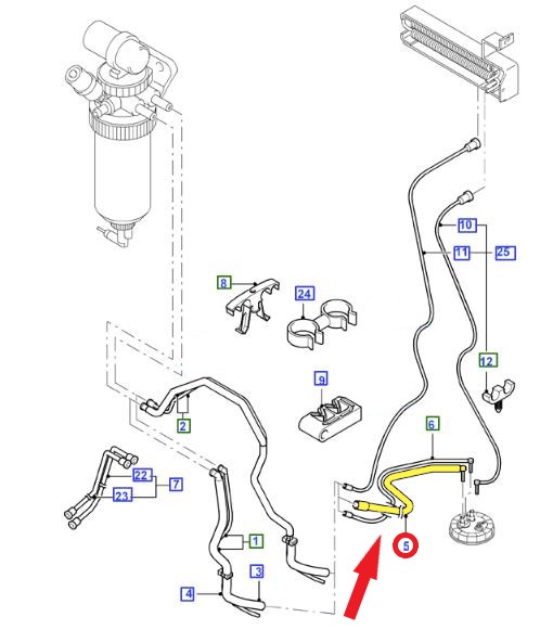 FORD TRANSIT YAKIT BORUSU