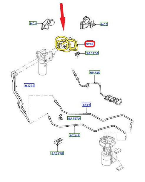 FORD TRANSIT YAKIT BORUSU