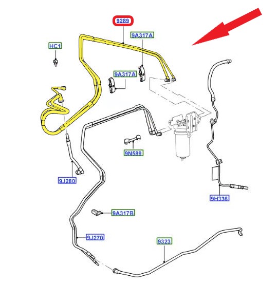 FORD TRANSIT YAKIT BORUSU