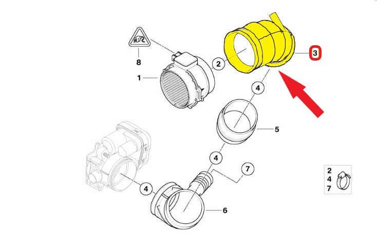 HAVA FİLTRE HORTUMU