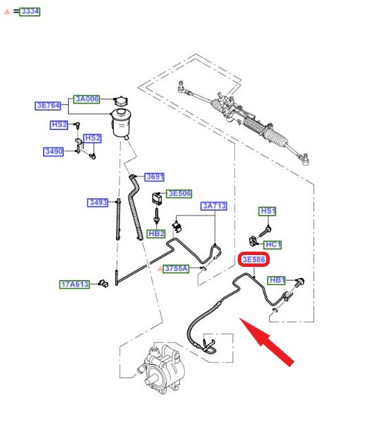 HİDROLİK DİREKSİYON BORUSU