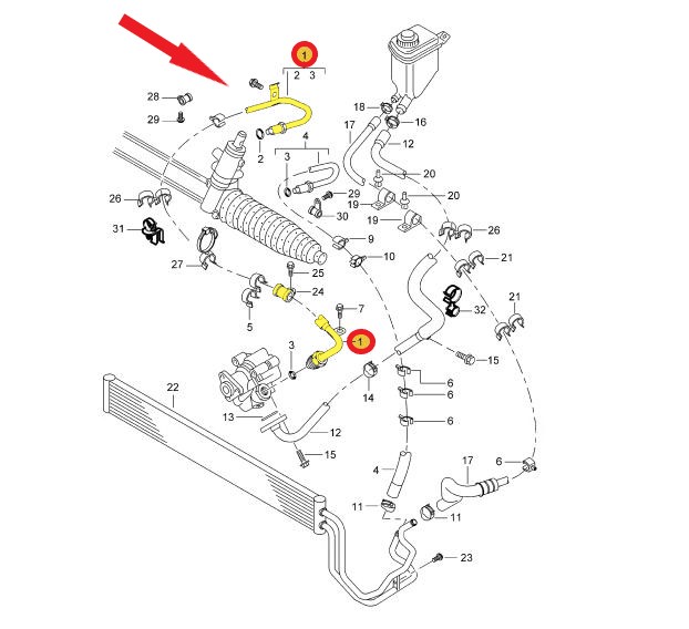 HİDROLİK DİREKSİYON HORTUMU