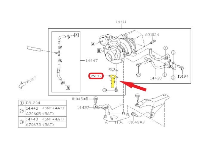 TURBO YAĞLAMA BORUSU