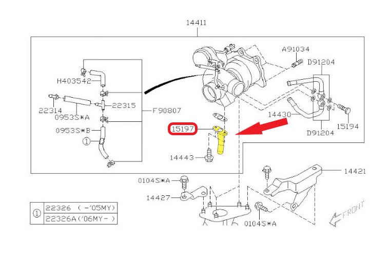 TURBO YAĞLAMA BORUSU