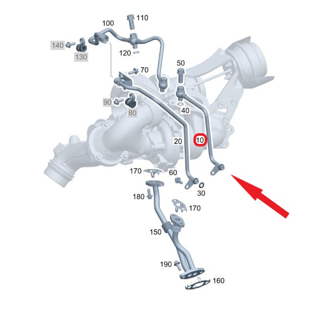 TURBO YAĞLAMA BORUSU