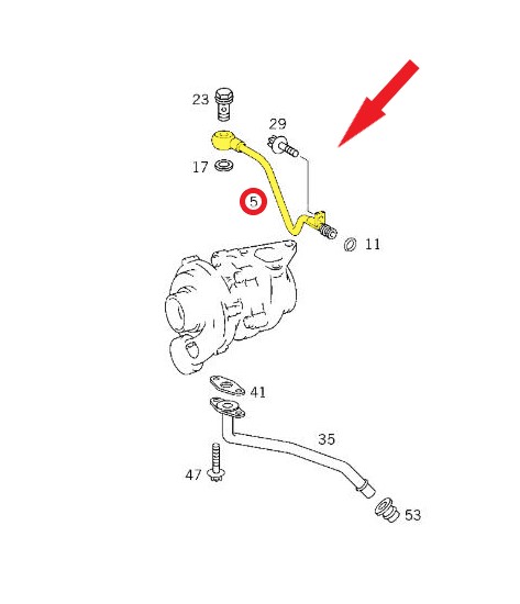 TURBO YAĞLAMA BORUSU