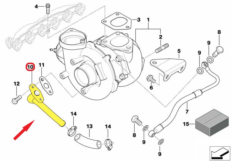 TURBO YAĞLAMA BORUSU