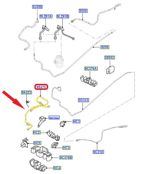  FORD TRANSIT CONNECT YAKIT BORUSU